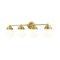Z-Lite Vaughn Vanity, 4-Light, 7.75 In.W x 31.5 In.L x 9.5 In.H, Luxe Gold/Matte Opal 735-4V-LG - alternate 1